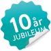 En jubileumsdekal - 10 år jubileum