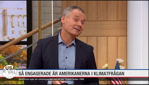 Johan Kuylenstierna i TV4 ”Amerikanerna om klimatfrågan: Måste vända råoljekurvan”