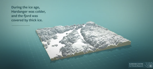 3D model of the Hardanger fjord