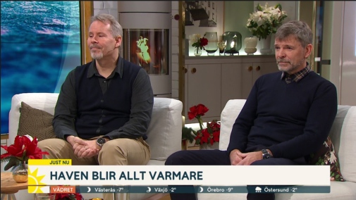 Martin Jakobsson and Johan Nilsson on TV4 morgontv