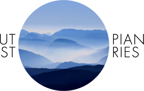 en circle med berg i olika skickt