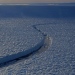 A crack in Petermann Ice Shelf