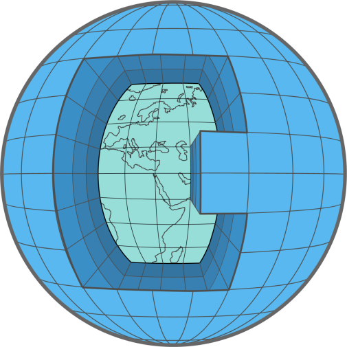 Globe 3d climate modeling